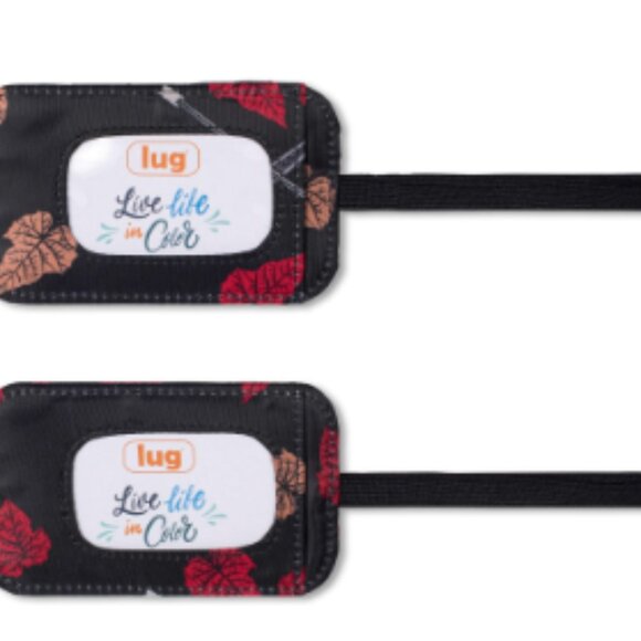 LUG   Baggage Claim Luggage Tag 2pc Set - Dagger Rose - Picture 2 of 4